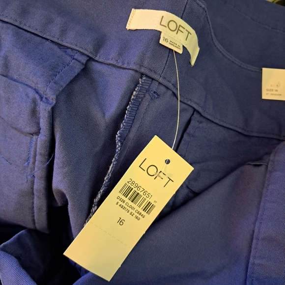 NWT LOFT The Riviera Shorts - Size 16 - 97% Cotton - Picture 4 of 5